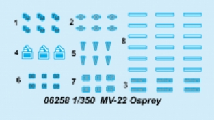 Trumpeter 06258 MV-22 Osprey