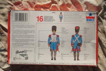 ESCI 234 Napoleonic Wars Waterloo 1815 French Artillery