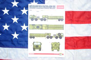 Modelcollect UA72096 NATO M1014 MAN Tractor & BGM-109G Ground Launched Cruise Missile