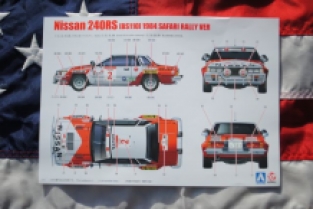 BEEMAX B24014 No.15 Nissan 240RS 'BS110' '84 SAFARI Rally Ver