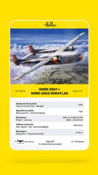 Heller 85374 Nord 2501 + Nord 2502 Noratlas