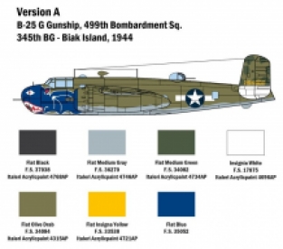 Italeri 2787 North American B-25G Mitchell