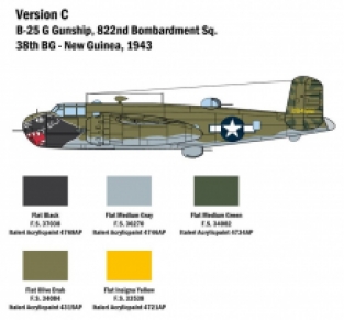 Italeri 2787 North American B-25G Mitchell