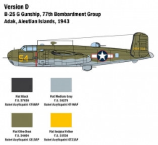 Italeri 2787 North American B-25G Mitchell