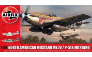 Airfix A05137 NORTH AMERICAN MUSTANG Mk.IV / P-51K MUSTANG