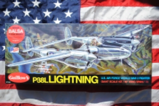 Guillow's 2001 P-38L LIGHTNING WWII Fighter