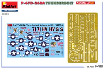 MiniArt 48003 P-47D-26RA Thunderbolt Advanced Kit