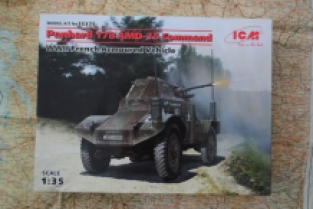 ICM 35375 Panhard 178 AMD-35 Command WWII French Armoured Vehicle