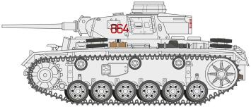 Airfix A1378 Panzer III Ausf J