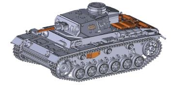 Airfix A1378 Panzer III Ausf J