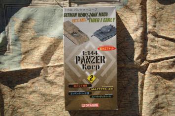 Dragon 14002 Panzer Korp German heavy tank Maus + Tiger 1 early