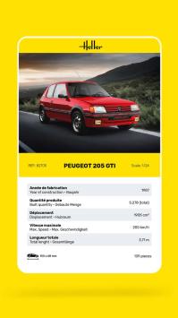 Heller 82705 Peugeot 205 GTI