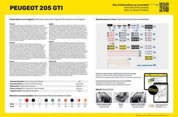Heller 82705 Peugeot 205 GTI