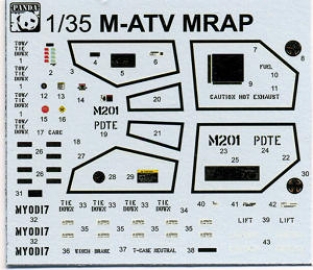 PH35001  M-ATV MRAP Mine Resistant Ambush Protected