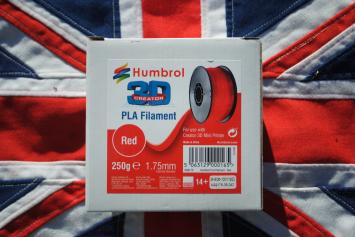 Humbrol AG9175 PLA Filament 'Red'