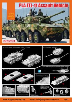 Dragon 7683 PLA ZTL-11 MGS
