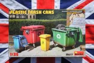 Mini Art 35617 PLASTIC TRASH CANS