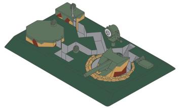 Airfix 1785 Playset Series BEACHEAD 'Gun Emplacement'