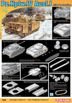 Dragon 7498 Pz.Kpfw. IV Ausf. J Mid Production