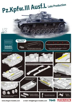 Dragon 7645 Pz.Kpfw.III Ausf.L Late production Armor Neo Pro