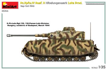 MiniArt 35346 Pz.Kpfw.IV Ausf. H Nibelungenwerk Late Prod. Sep-Oct 1943