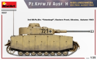 Mini Art 35337 Pz.Kpfw.IV Ausf. H NIBELUNGENWERK. MID PROD. AUGUST 1943
