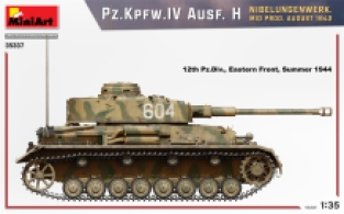 Mini Art 35337 Pz.Kpfw.IV Ausf. H NIBELUNGENWERK. MID PROD. AUGUST 1943