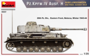 Mini Art 35337 Pz.Kpfw.IV Ausf. H NIBELUNGENWERK. MID PROD. AUGUST 1943