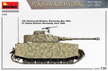 MiniArt 35305 Pz.Kpfw.IV Ausf. H Vomag Mid Prod. July 1943 Interior Kit