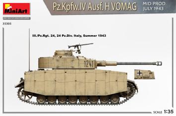 MiniArt 35305 Pz.Kpfw.IV Ausf. H Vomag Mid Prod. July 1943 Interior Kit