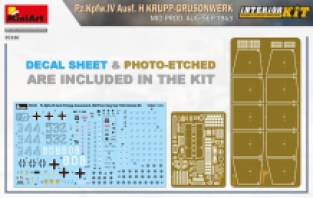 Mini Art 35330 Pz.Kpfw.IV Ausf.H Krupp-Grusonwerk Mid prod. Aug-Sep 1943