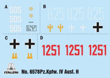 Italeri 6578 Pz.Kpfw.IV Ausf.H with METAL GUN BARREL