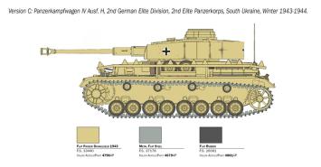 Italeri 6578 Pz.Kpfw.IV Ausf.H with METAL GUN BARREL