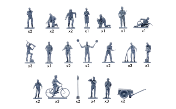 Airfix 01747 Personnel de la RAF de la Seconde Guerre mondiale