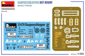 MiniArt 35478 Raupenschlepper Ost RSO/01 Early Production