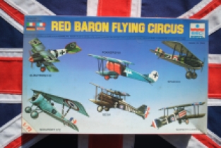 ESCI 9025 Red Baron Flying Circus Fokker D.VII, Nieuport 17, SE.5a, SPAD XIII, Albatros D.III, Sopwith Camel