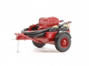 Oxford 76CCP003 Red Coventry Climax Pump Trailer