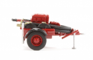 Oxford 76CCP003 Red Coventry Climax Pump Trailer