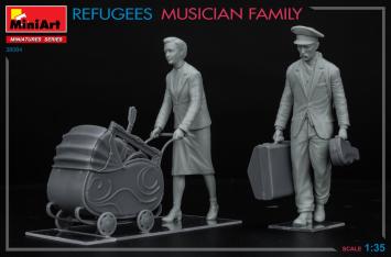 MiniArt 38084 Refugees 'Musician Family'