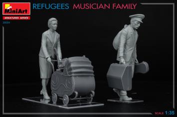 MiniArt 38084 Refugees 'Musician Family'