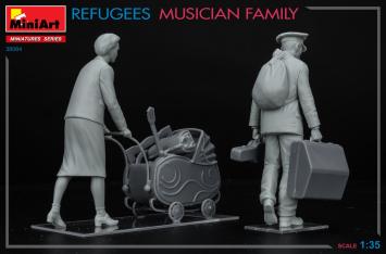 MiniArt 38084 Refugees 'Musician Family'
