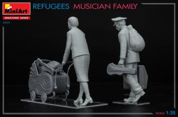 MiniArt 38084 Refugees 'Musician Family'