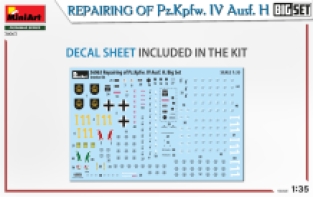 Mini Art 36063 REPAIRING Of Pz.Kpfw. IV Ausf. H. BIG SET