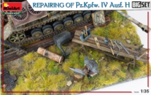 Mini Art 36063 REPAIRING Of Pz.Kpfw. IV Ausf. H. BIG SET