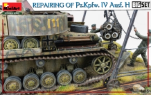 Mini Art 36063 REPAIRING Of Pz.Kpfw. IV Ausf. H. BIG SET