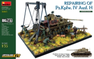 Mini Art 36063 REPAIRING Of Pz.Kpfw. IV Ausf. H. BIG SET