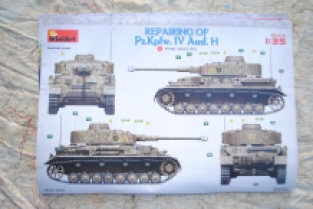 Mini Art 36063 REPAIRING Of Pz.Kpfw. IV Ausf. H. BIG SET