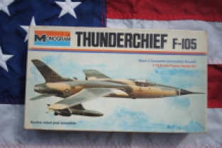 Monogram 6808 Republic F-105 Thunderchief 'Mach 2 computer-controlled aircraft'