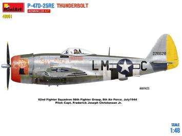MiniArt 48001 Republic P-47D-25RE Thunderbolt 'Advanced Kit'