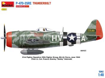 MiniArt 48001 Republic P-47D-25RE Thunderbolt 'Advanced Kit'